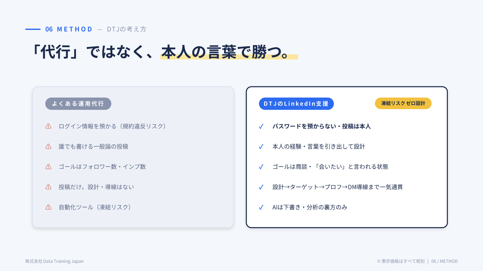 スライド:代行ではなく、本人の言葉で勝つ
